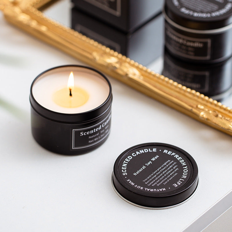 XY20210423 Scented Candle Soy Wax Apothecary Metal Jar Votive Candles Valentine Present XY20210423 Scented Candle Soy Wax Apothecary Metal Jar Votive Candles Valentine Present